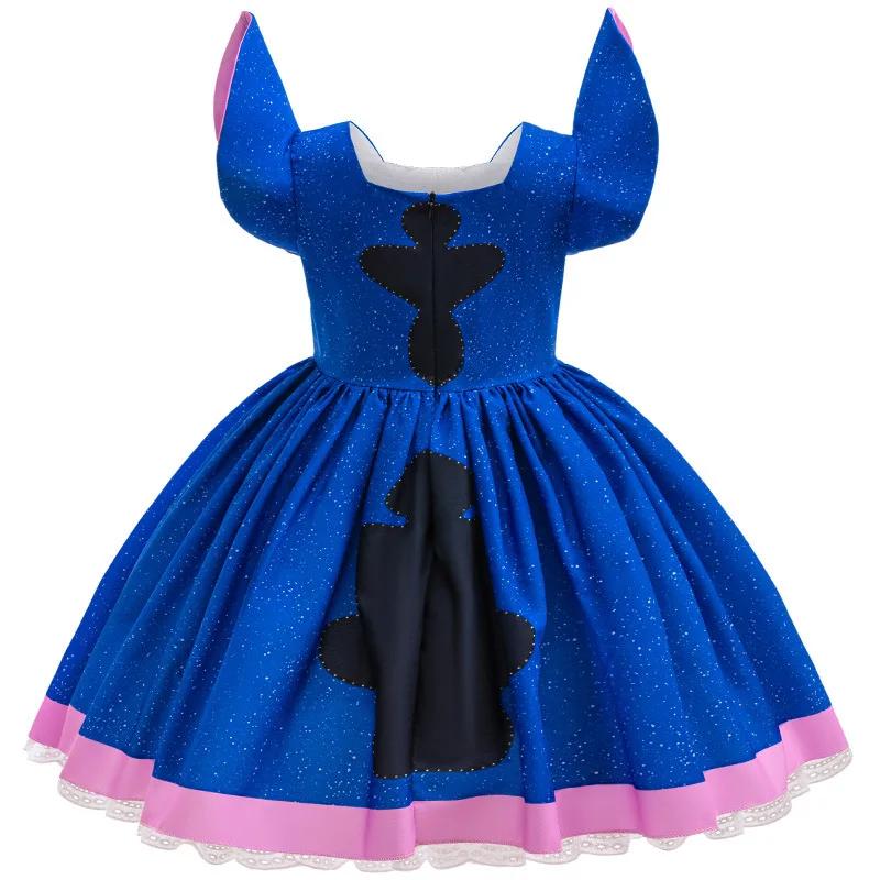 Robe de Cosplay Lilo pour filles, Costume de film de dessin animé, spectacle sur scène, fête de carn