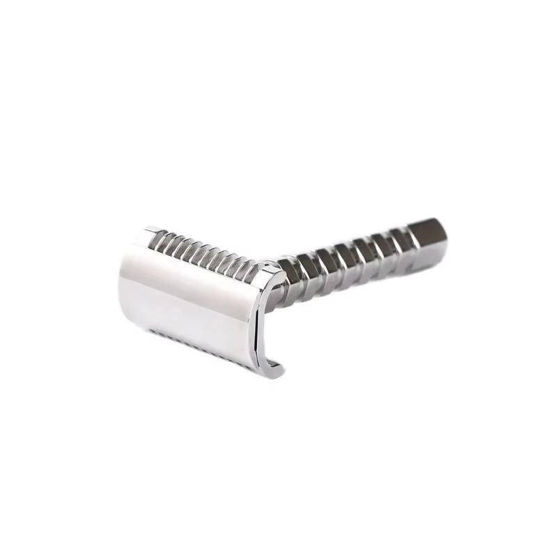 Yaqi Duomo rasoir de sécurité en acier inoxydable avec une écart de lame de 0.70MM longueur de poign