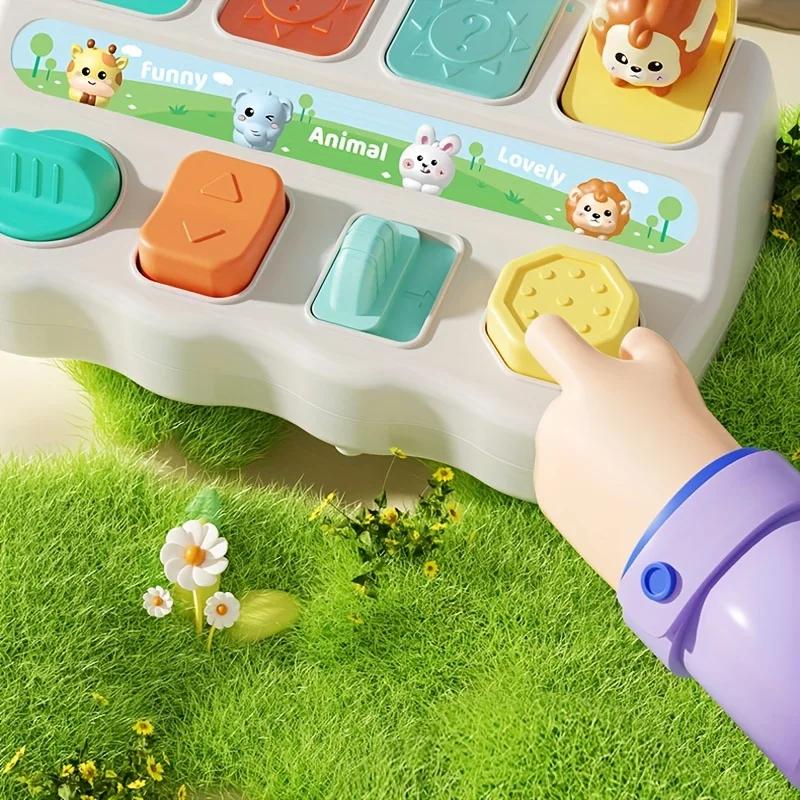 Jouets animaux pop-up Montessori et boîtes d'apprentissage – Améliore la logique et les motricité, c