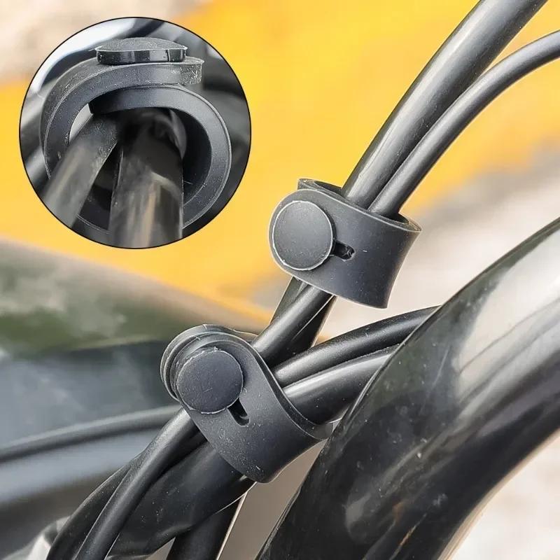 Bandes de caoutchouc de moto pour cadre de fixation attaches de câble câbles de faisceau de câblage 