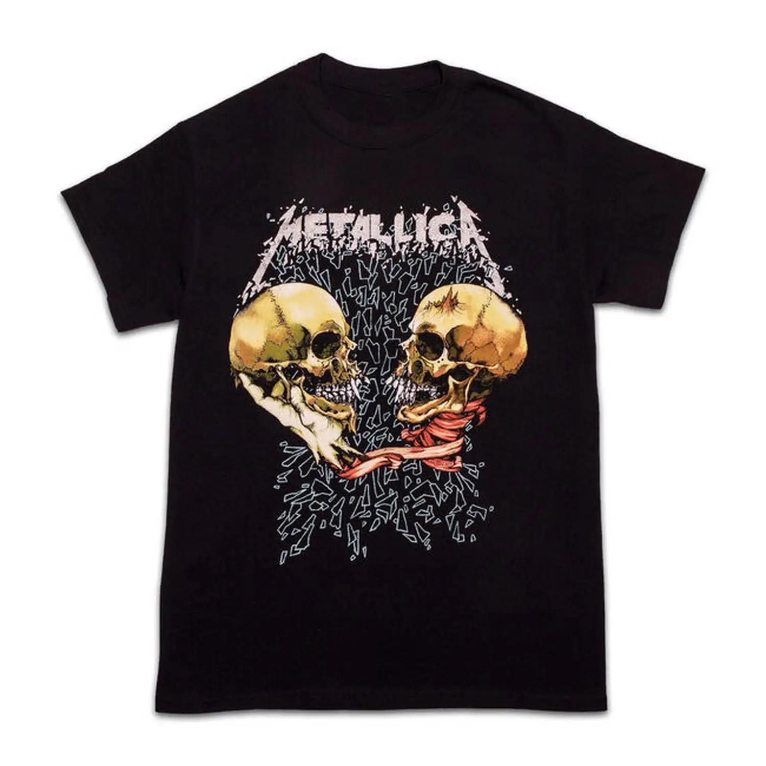 T-shirt imprimé Metallica 2026 pour homme et femme, 100 % coton, style Y2K, graphique hip-hop, style