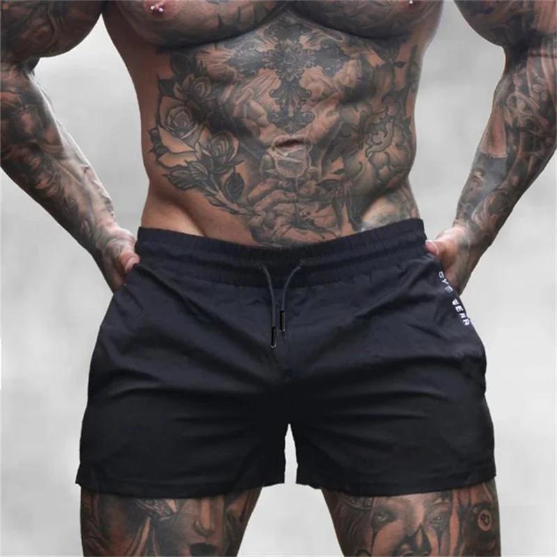 2024 été Gym Fitness hommes Shorts pantalons de survêtement mince mode hommes Marathon course Shorts