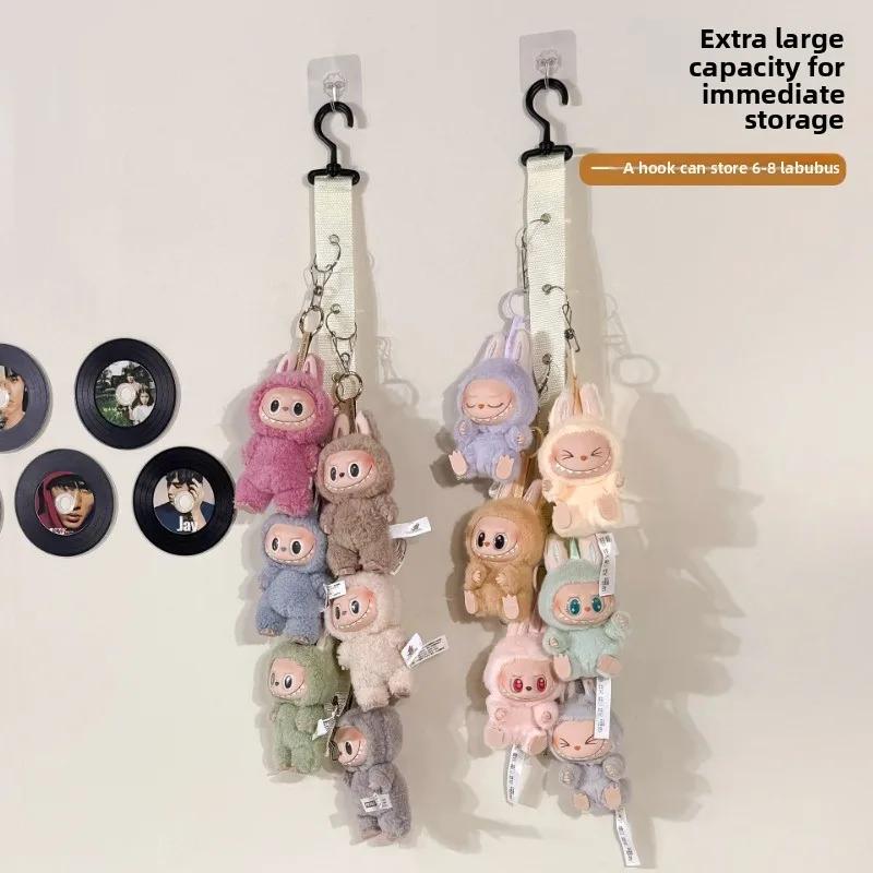 Présentoir de rangement suspendu, mur de poupée pour poupée, porte en peluche pratique derrière la C