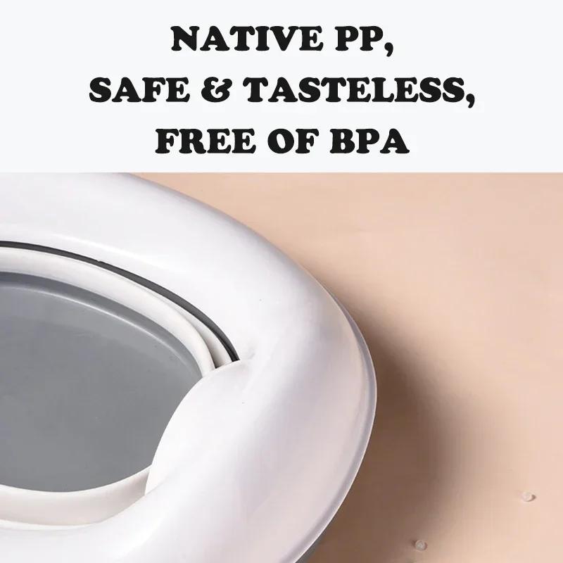 Pot de voyage portable 3-en-1 pliable bébé - Siège toilette silicone sécurité apprentissage propreté extérieur