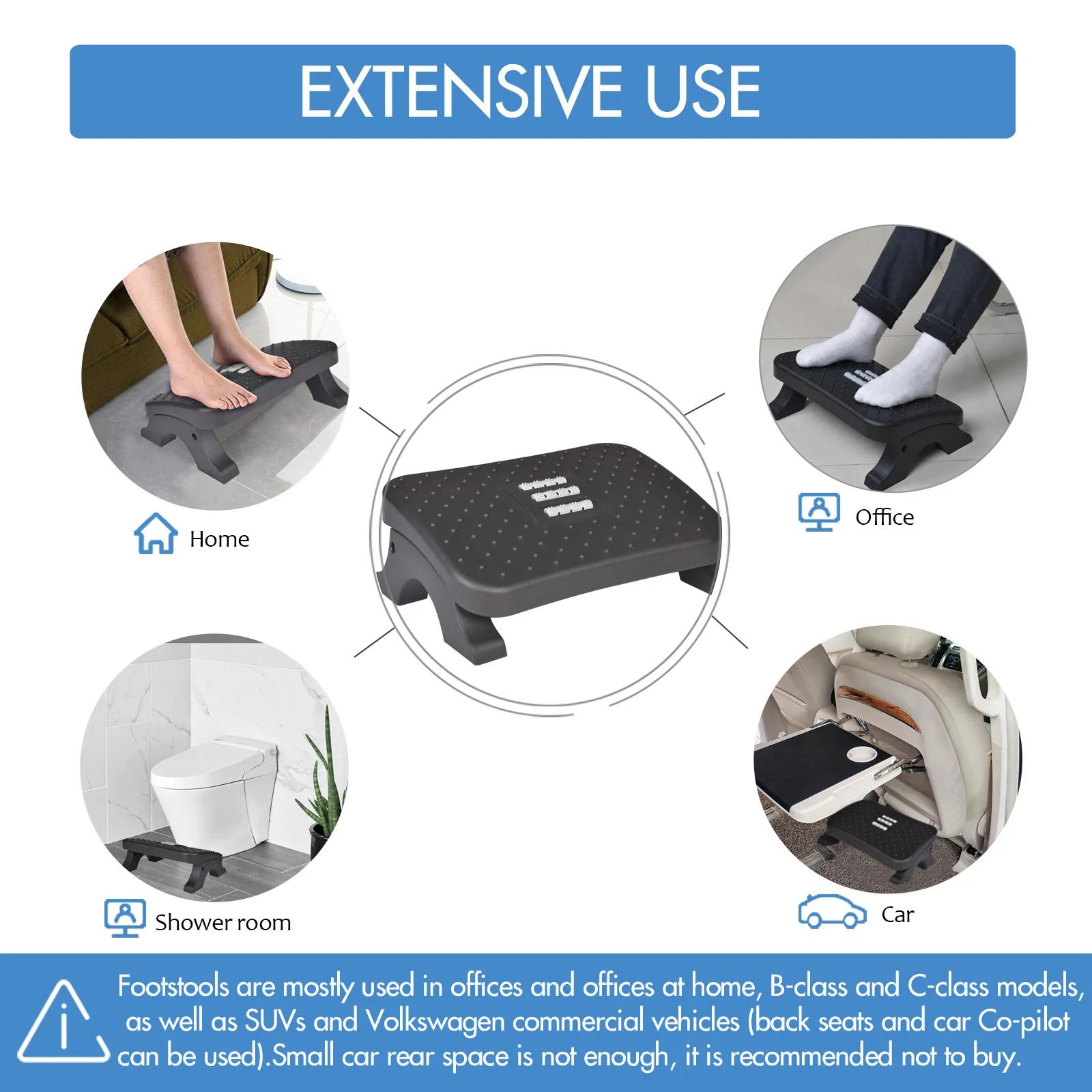 Repose-pieds ergonomique sous le bureau, rouleaux de massage, instituts d'assistance des jambes, tab