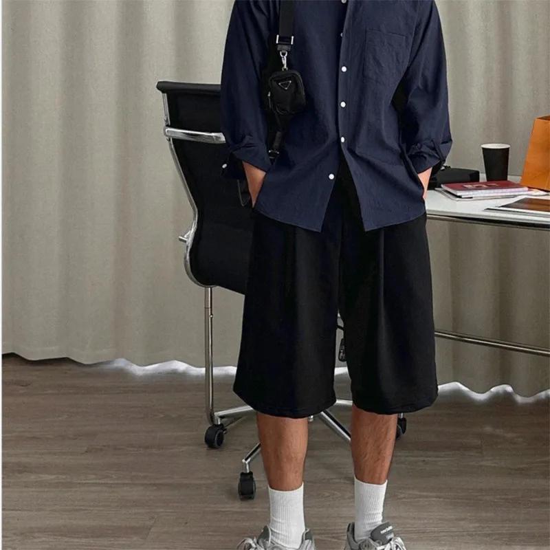 Shorts de sport amples à séchage rapide pour hommes, style streetwear hip-hop, pour la gym, le fitne