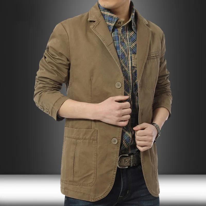 Blazer ample pour hommes d'âge moyen, mode Business, Style britannique, costume décontracté, trois b