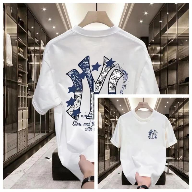 Nouveau T-shirt décontracté à manches courtes pour hommes et femmes, version été, tendance, coupe am