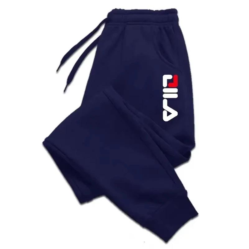 Automne hiver hommes Joggers cordon pantalons décontractés polaire pantalons de survêtement entraîne