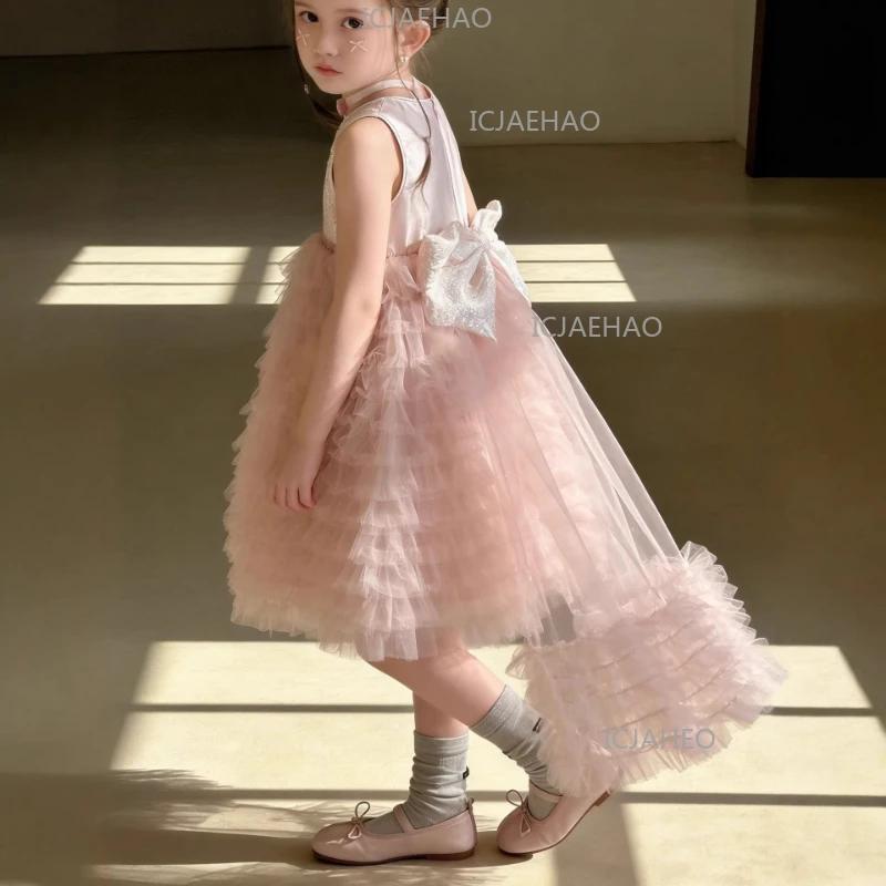 Nouvelle Robe de Cérémonie pour Filles 2026 – Robe de Princesse pour Enfants, Tenue de Performance a