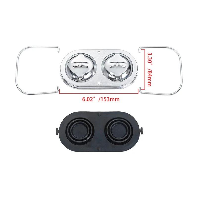 Moteur de voiture en acier chromé pour Chevrolet Corvette, couvercle à intervalles principaux, capuc