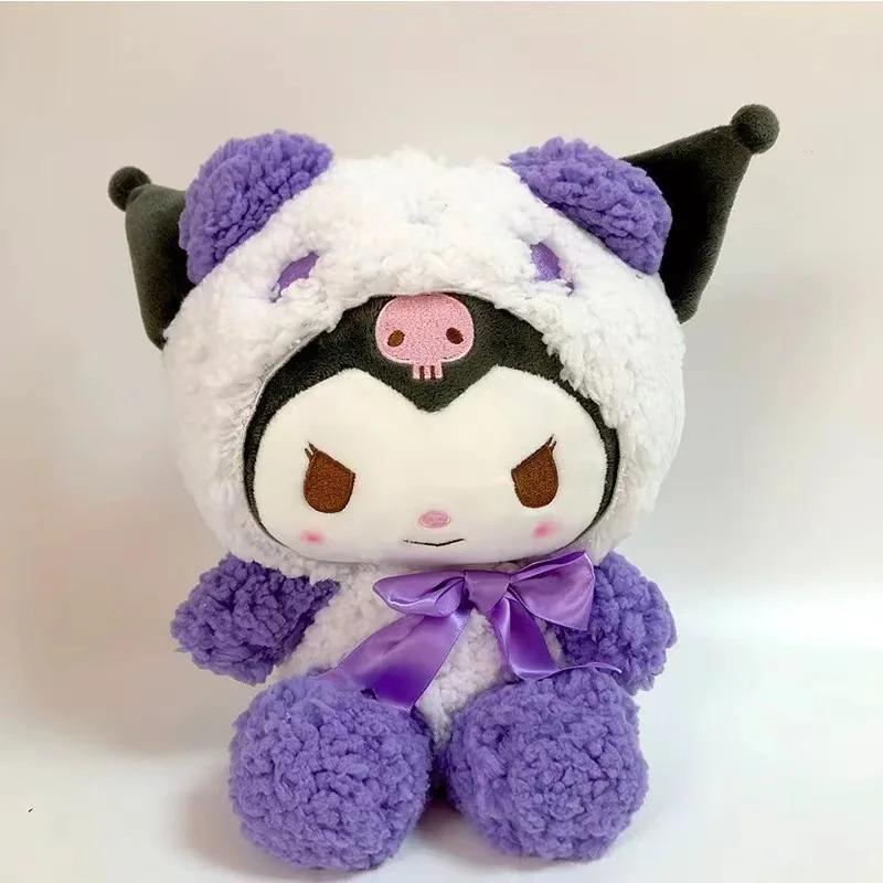 Sanrio peluche Kawaii Sanrio Kuromi ma mélodie cannelle jouets en peluche poupée oreiller Anime dess