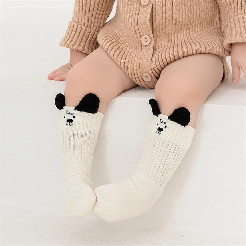 Chaussettes mignonnes en coton doux pour filles et garçons, chaussettes courtes pour bébés garçons e