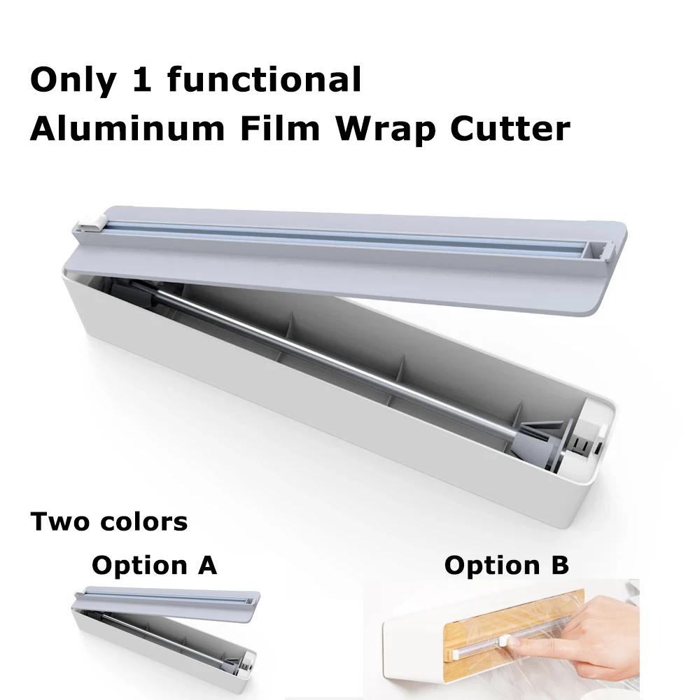 Coupe-film en aluminium fonctionnel, porte-serviettes en papier mural, coupe-papier, support de coup