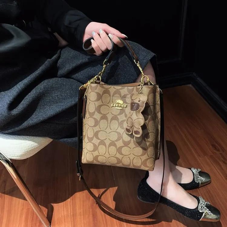 Sac à langer unique rétro vintage pour femme, sac bandoulière de luxe de marque célèbre