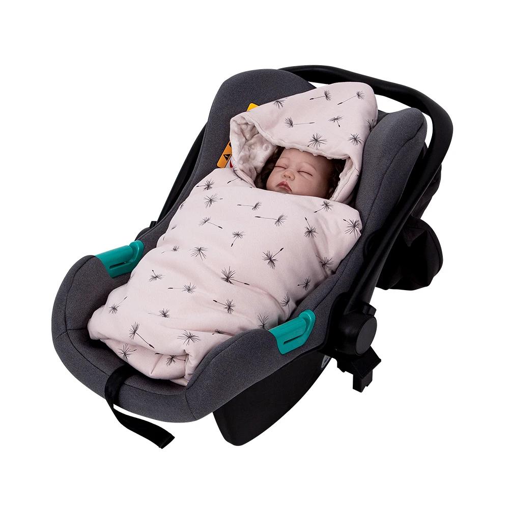 Couverture pour nouveau-né avec capuche, coupe-vent, Go à l'extérieur, chaude et Portable, panier, s