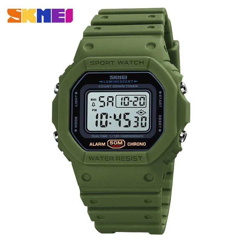 SKMEI 1628 luxe numérique hommes montres sport étanche électronique hommes montres militaire rétro-é