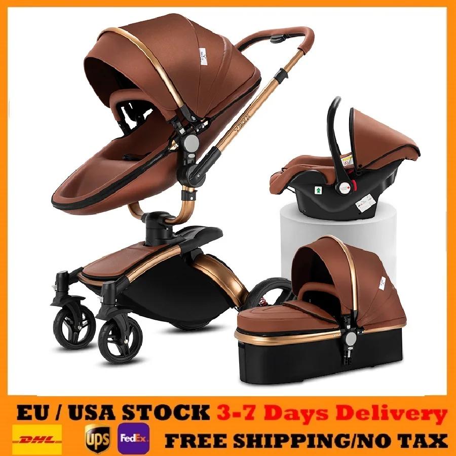 Poussette bébé voiture pour landau pour nouveau-né bébé accessoires bébé Buggy infantile 3 en 1 pous