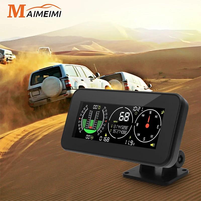 Inclinomètre numérique de pente de vitesse M60, avec GPS, compteur de vitesse, boussole pour accesso