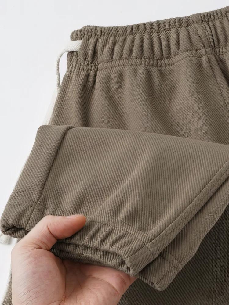 65% coton sergé Baggy décontracté survêtement pantalon hommes 380g Anti-rides vêtements de travail p