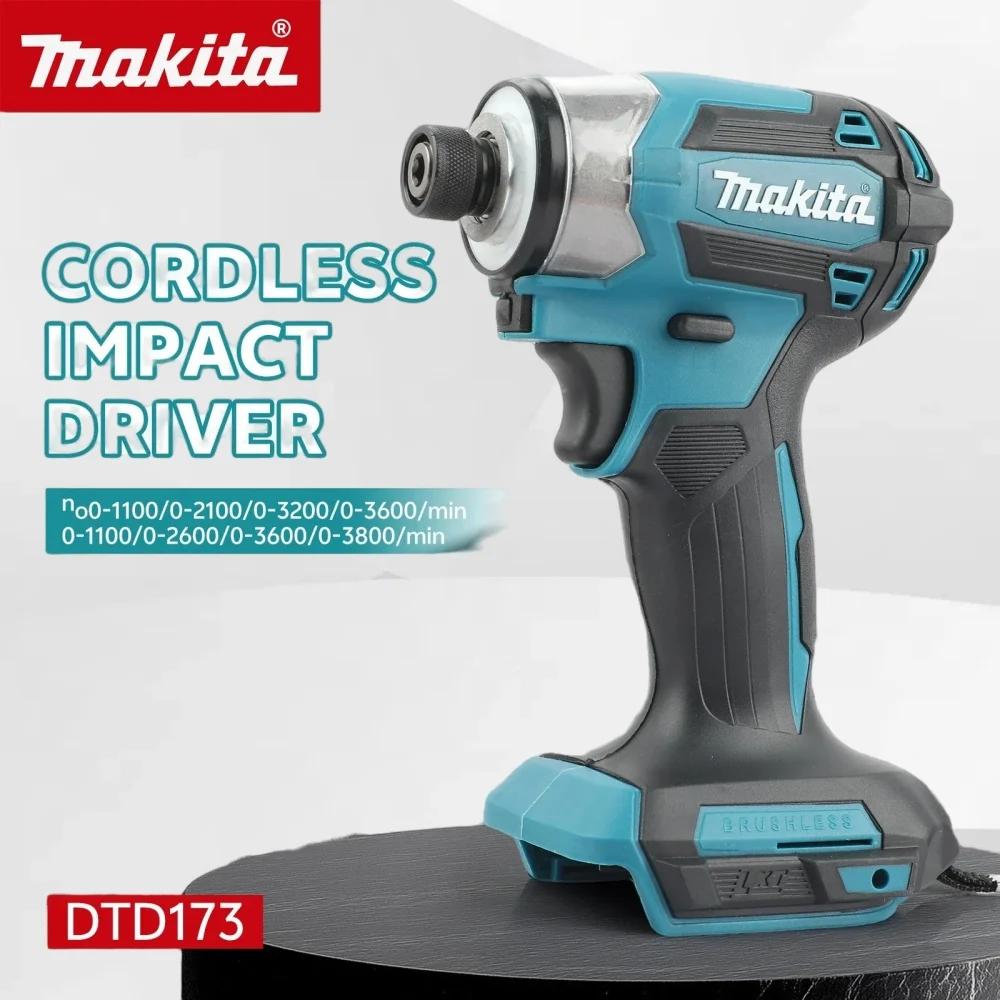 Makita DTD173 18V LXT tournevis à percussion sans fil 180 N · M perceuse électrique en mode T outils