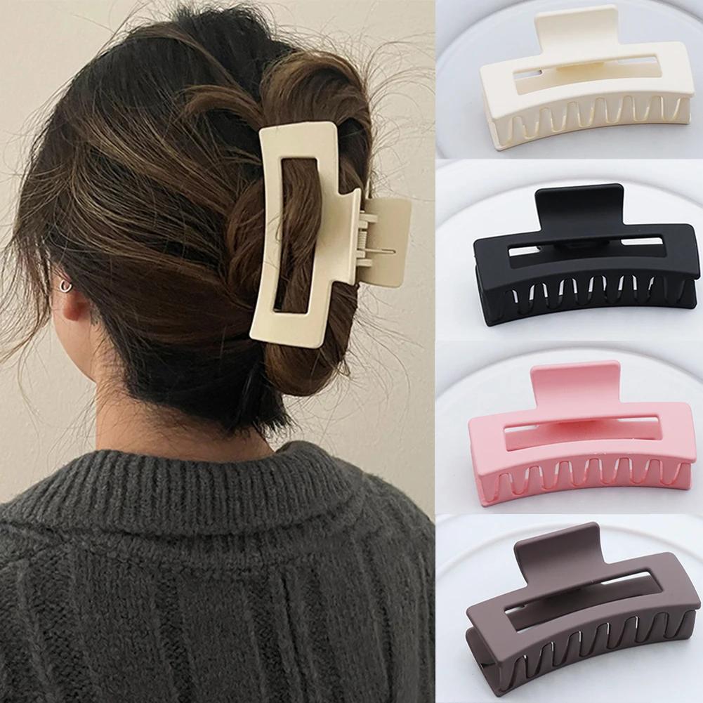 Pinces à cheveux en plastique pour femmes et filles coréennes, couvre-chef, épingle à cheveux de gra