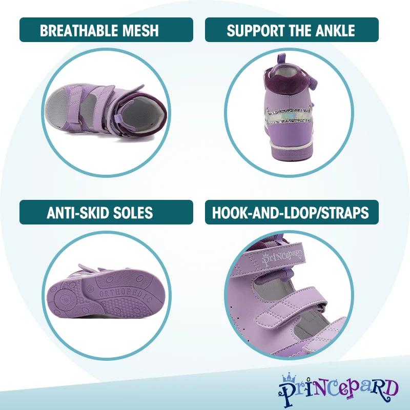 Rosa epard-chaussures orthopédiques 4 roues motrices, sandales montantes pour tout-petits et enfants