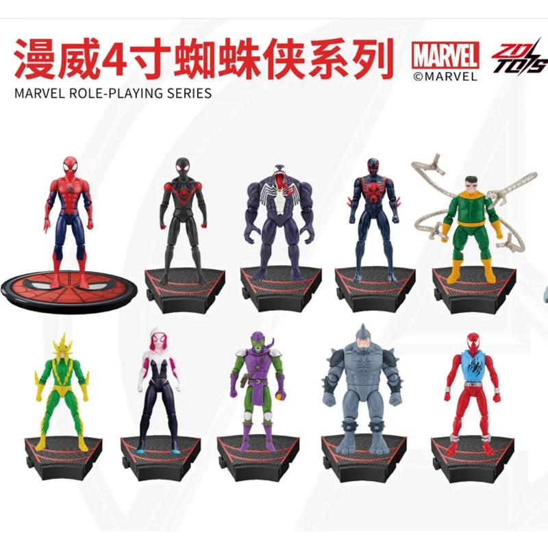 ZD Original Spider Man 4 pouces vert GOBLIN docteur poulpe VENOM figurines d'action MILES GWEN ELECT