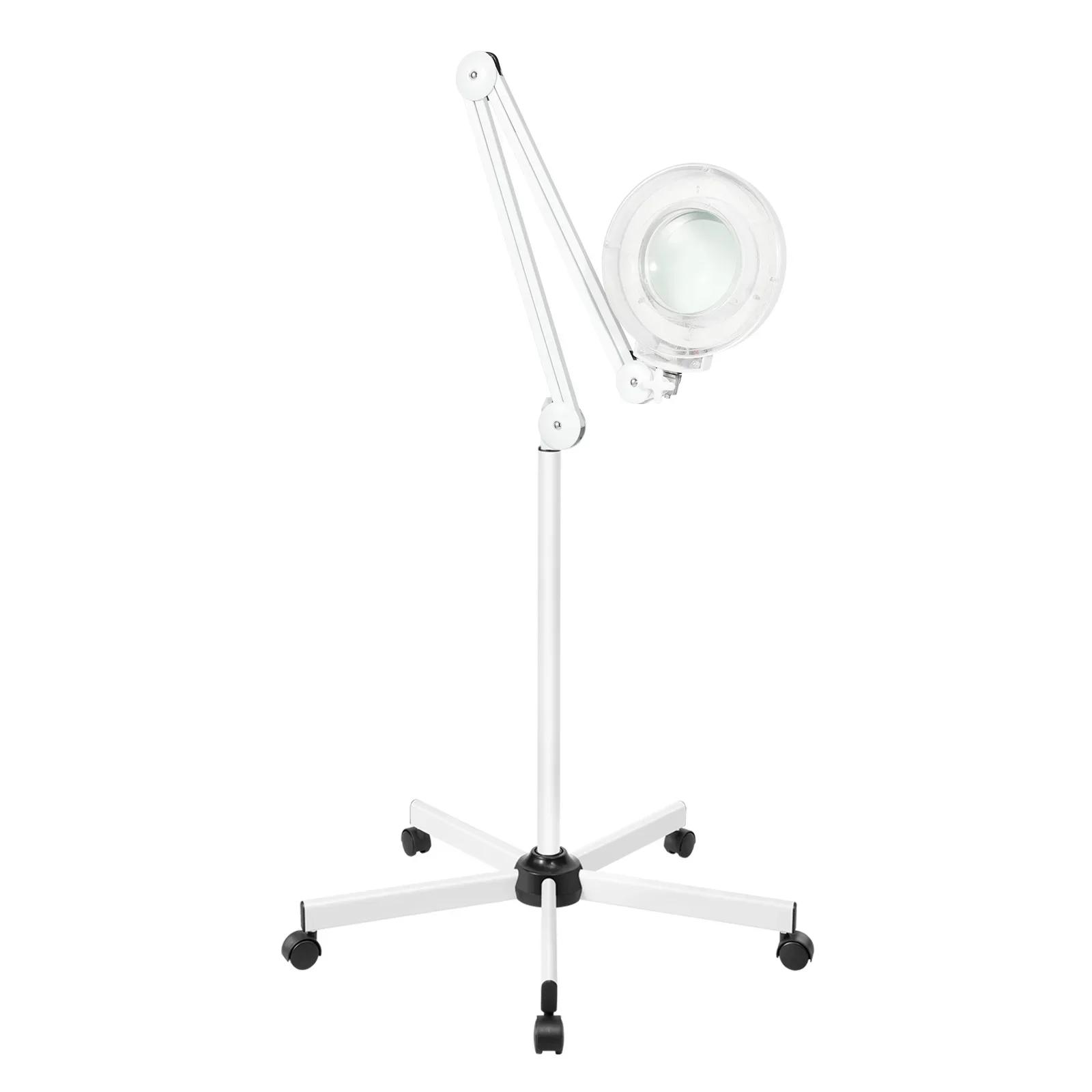NOUVELLE Lampe Loupe 8x avec Lumière LED et Support, Lampe Loupe Circulaire Triple 24 W sur Pied ave