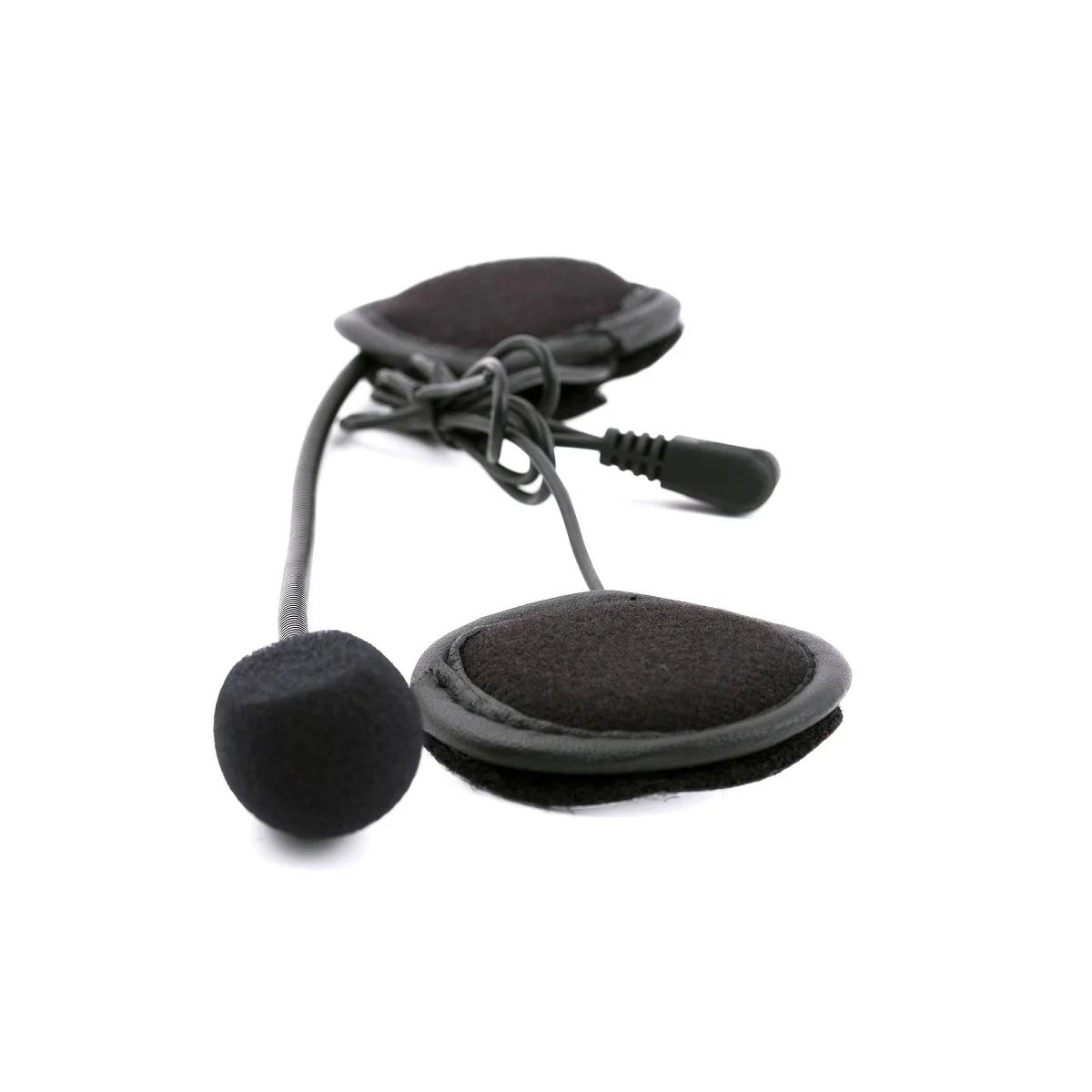 EJEAS V6 PRO Casque Interphone Clip 3.5mm Microphone Haut Parleur Casque pour Vnetphone V4 Moto Blue