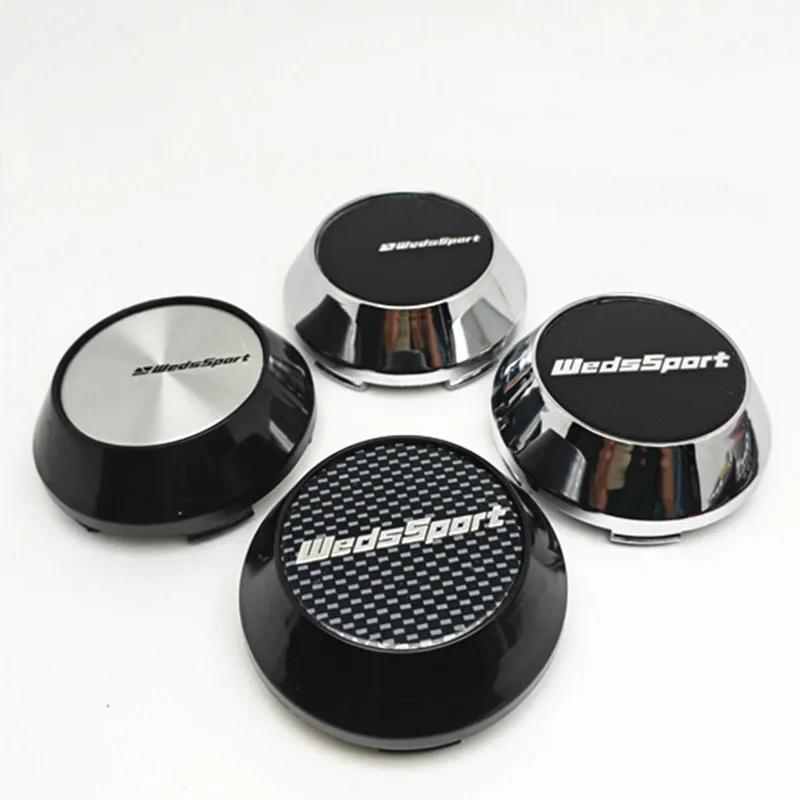 Centre de roue WedsSport 65mm, 4 pièces, capuchons de moyeu, Logo de Sport, emblème, Badge, couvertu