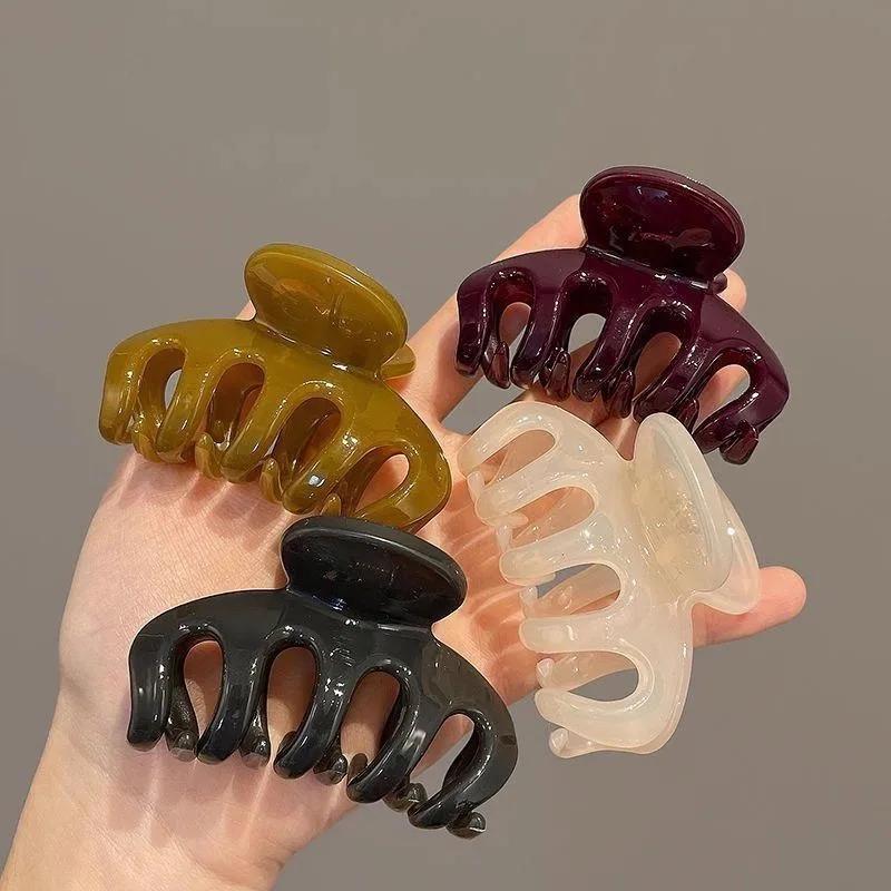 Pince à cheveux élégante et solide en forme de petite citrouille pour femmes et filles, ornement cap