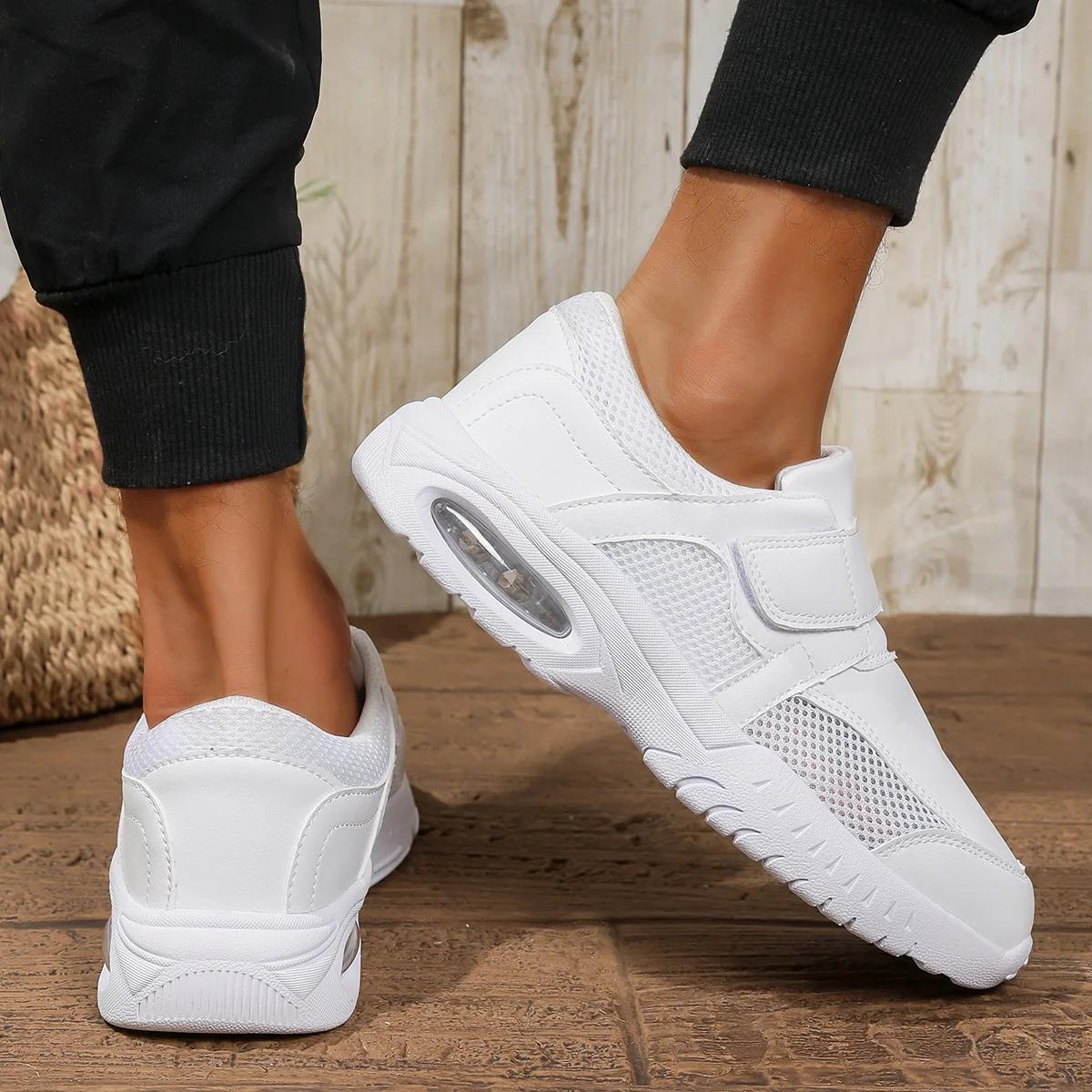 Chaussures d'allaitement blanches pures pour médecins, infirmières, travail d'hôpital, baskets en cu