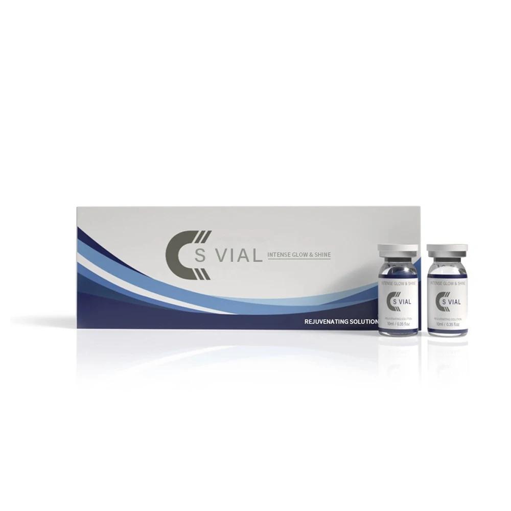 5 flacons de 10 ml de solution rajeunissante pour le visage, hydratante, réparatrice, éclaircissante