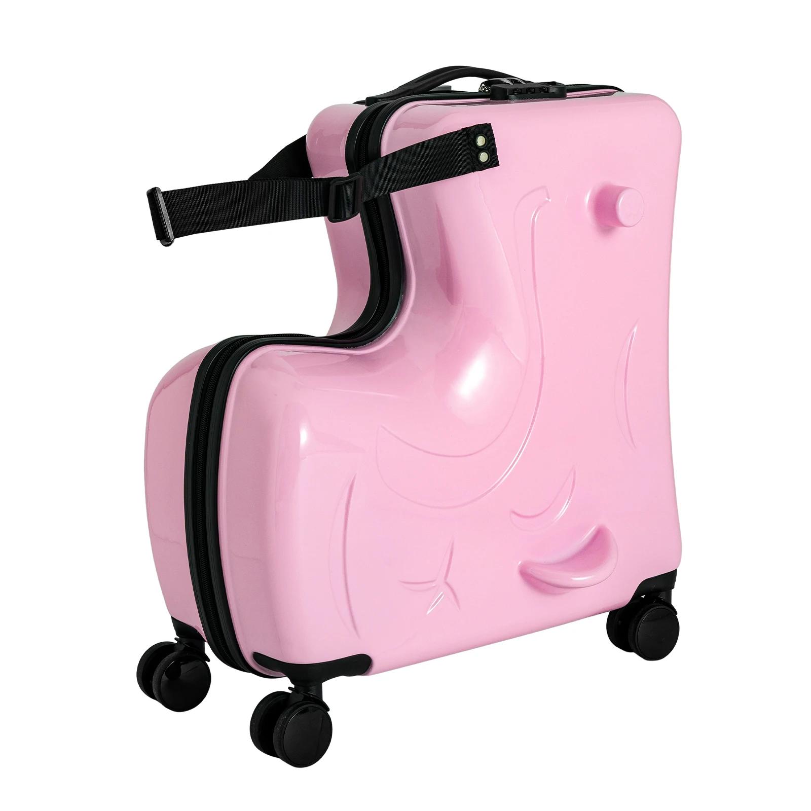 NOUVELLE Valise à roulettes 20 pouces pour enfants avec double roue pivotante, capacité de 66 lb, ba