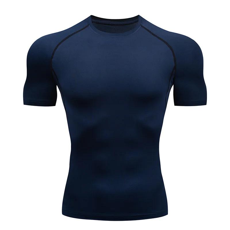 Chemises de Compression pour hommes, maillot de football à séchage rapide, vêtements de Sport serrés