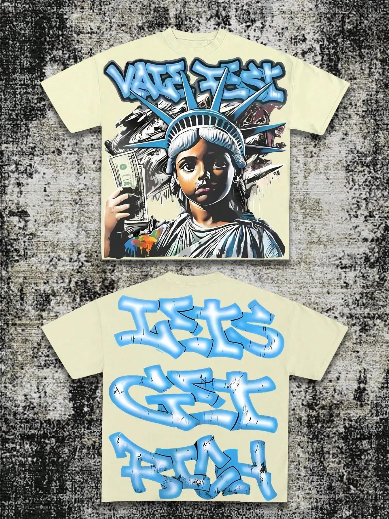 Nouveau T-shirt Homme Été 2026 avec Impression de Motif Lettres 3D – Décontracté, Tendance, Conforta