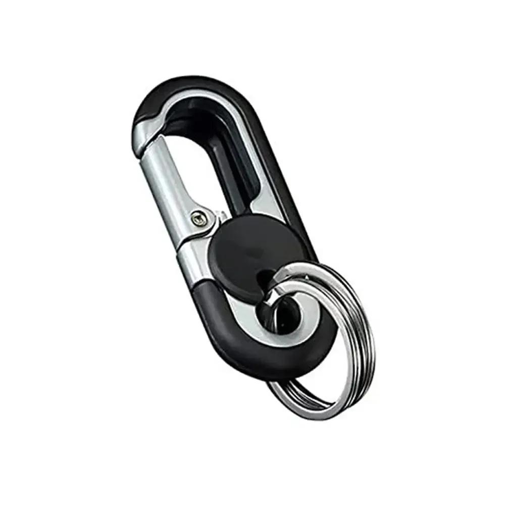 Porte-clés à Double anneau pour hommes, porte-clés d'affaires, à la mode, cadeau, boucle de clé en m