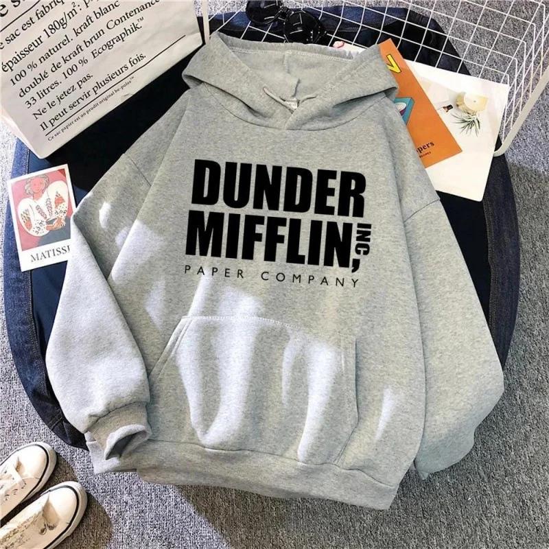 Dunder Mifflin Paper Company Sweat à capuche The Office Sweat-shirt unisexe décontracté à capuche