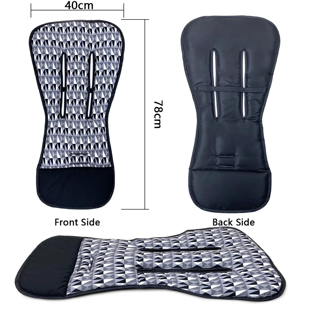 Coussin siège poussette universel bébé - Matelas doux chariot voiture chaise haute confort