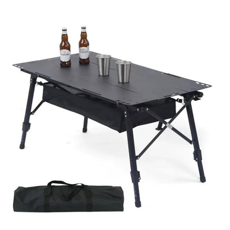 MOEYE Table tactique de Camping en alliage d'aluminium Table pliante Portable Tables de pique-nique 
