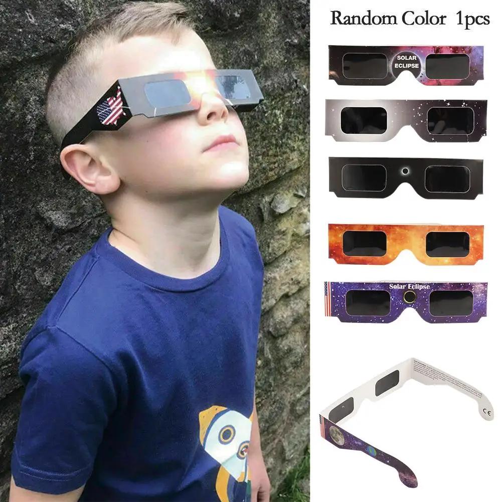 Pack de 10 lunettes d'éclipse solaire-lunettes de soleil de visualisation d'éclipse solaire totale a