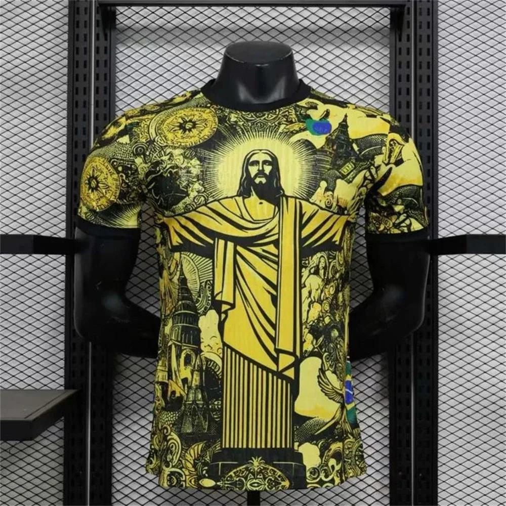 Le nouveau T-shirt pour hommes d'été 2025 avec impression de motifs de jésus en 3D est un vêtement d