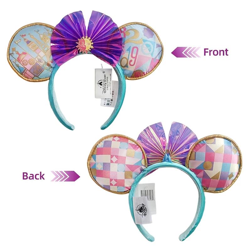 Bandeaux d'oreille Mickey Mouse pour Halloween, bandeaux de soleil colorés, accessoires de cheveux p