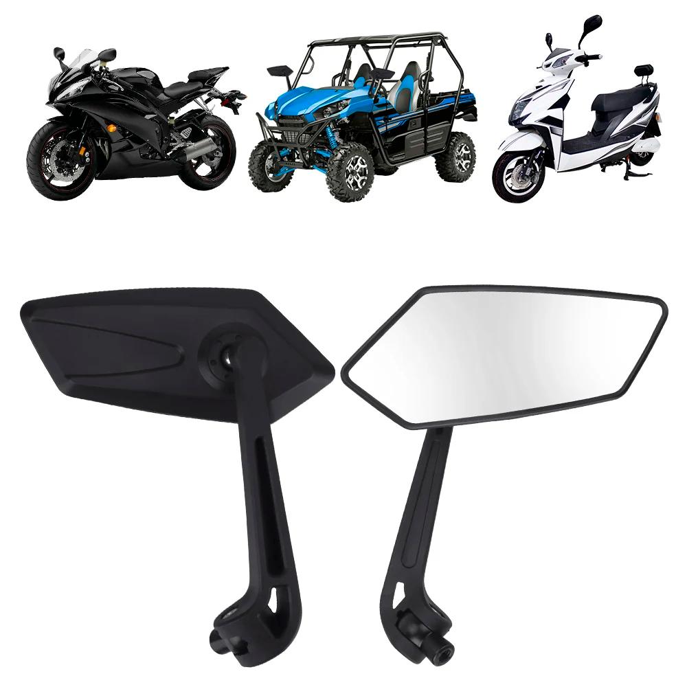 Rétroviseur de guidon de moto, rétroviseur d'extrémité de barre de moto pour café Racer Scooter, mir