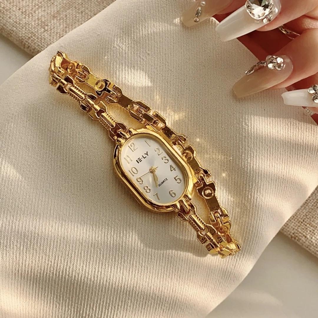 Femmes montres Top marque de luxe montres dames mode or Bracelet montre femme élégante horloge femme