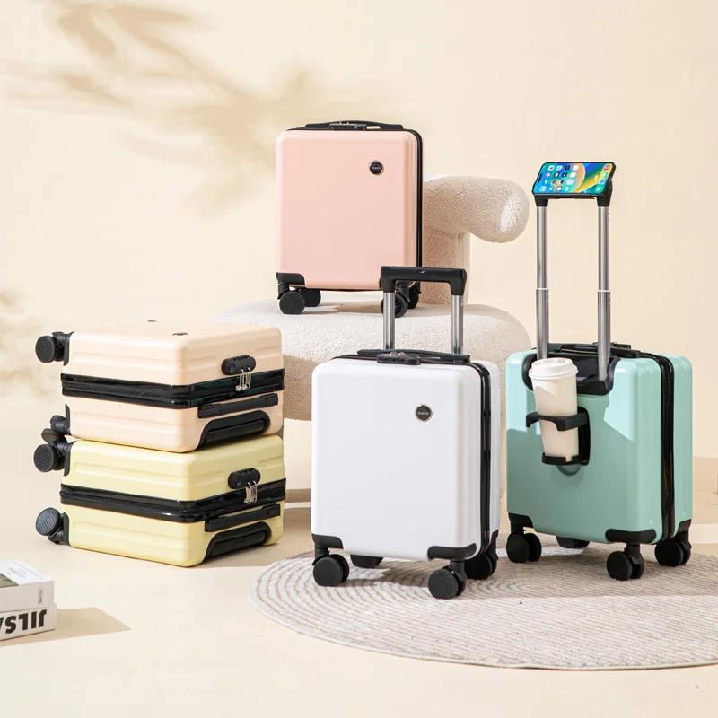 Valises De Voyage aériennes sur roulettes avec porte-gobelet, valise à main pour boîte De Voyage en 