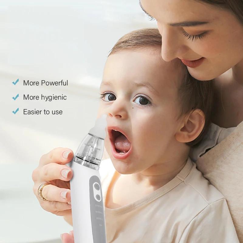 Aspirateur nasal pour bébé, aspirateur nasal électrique pour tout-petit, aspirateur nasal automatiqu