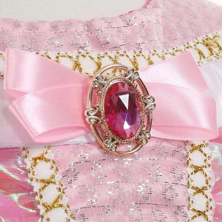 Robe Disney La Belle au Bois Dormant Aurora pour filles, déguisement fantaisie pour fête d'anniversa