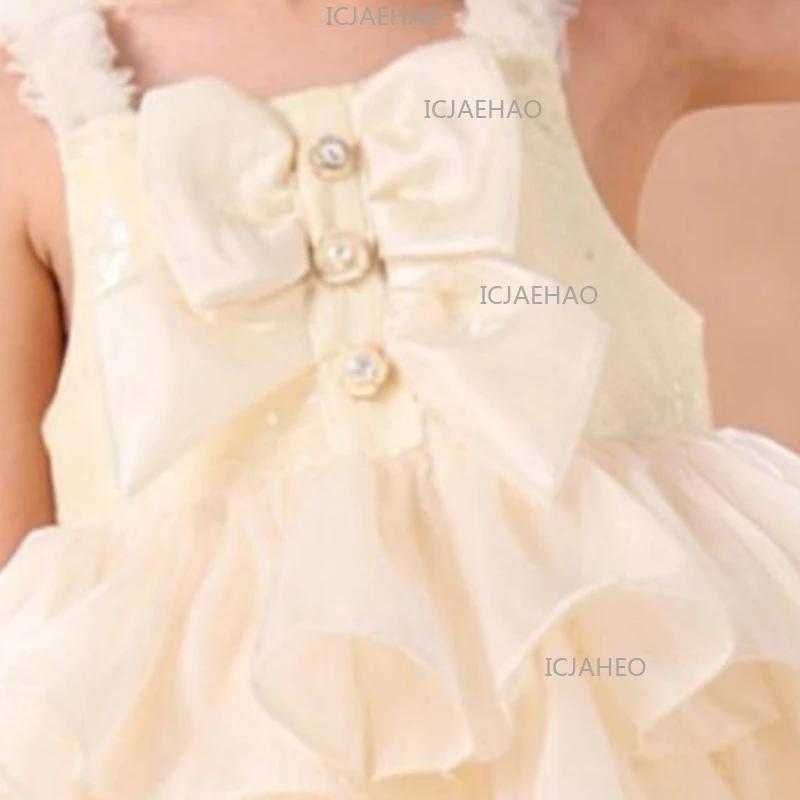 Robe de Princesse Bébé 2026, Robe sans Manches pour Enfants Filles, Costume d'Été, Nouvelle Jupe Tut